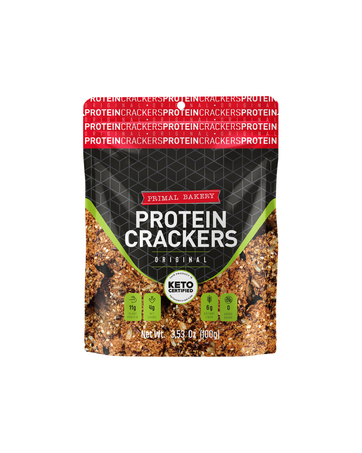 Original protein crackers package